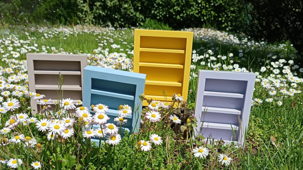 Couloured and customized bookshelves